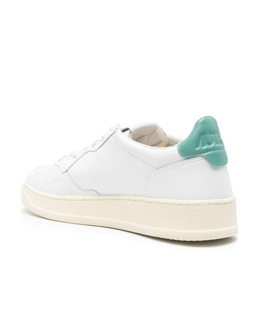 Autry White Tie Low Upper Board Shoes for men