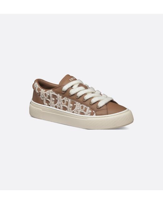 Dior Brown Homme B33 Spin Sneakers for men