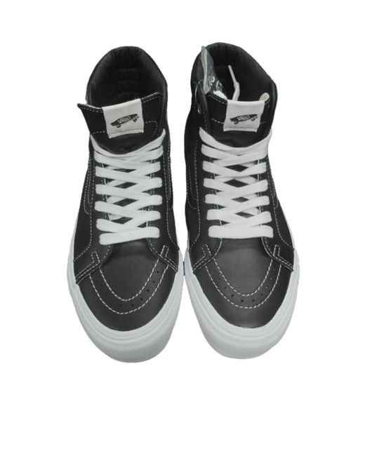 Mastermind Japan Skull Pattern High-Top Skate Shoes in Black