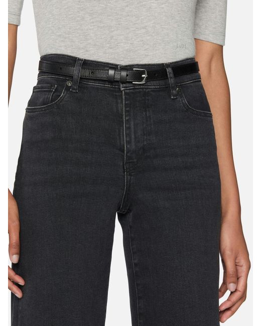 FRAME Black Le Slim Palazzo Jeans