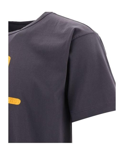 RRL Blue Logo Print T-Shirt for men