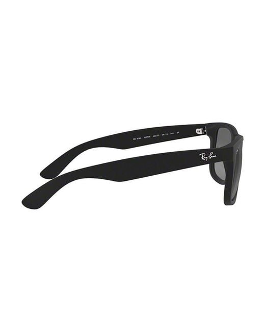Ray-Ban Gray Justin Classic Polarised Sunglasses for men