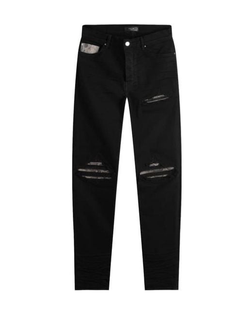 Amiri Men's Black Snake Mx Jeans