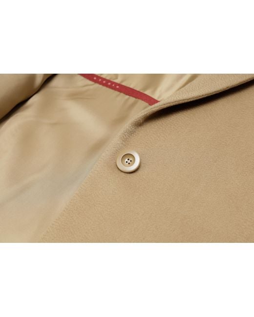 Max Mara Natural Single-Breasted Medium-Length Coat