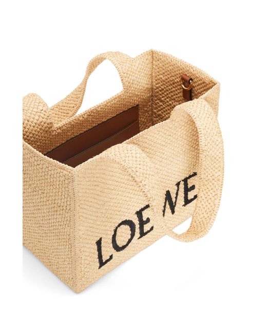 Loewe Natural Logo Embroidered Medium Tote Bag