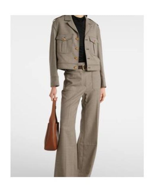 Nili Lotan Gray Plaid Casual Jacket