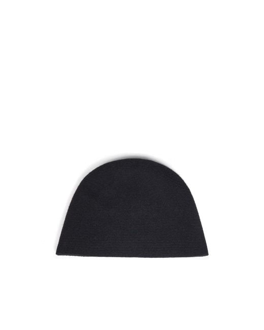 Uma Wang Blue Cashmere Knit Hat