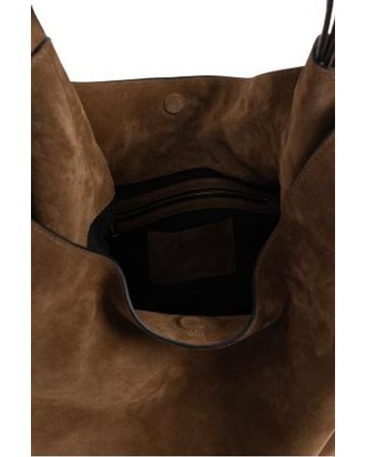 Moschino Brown Top Handle Handbag