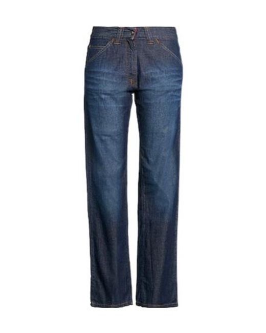Dolce & Gabbana Blue Dark Wash Straight Leg Jeans
