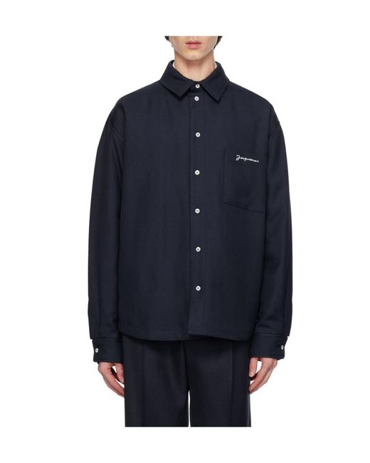 Jacquemus Blue The Boulanger Shirt for men