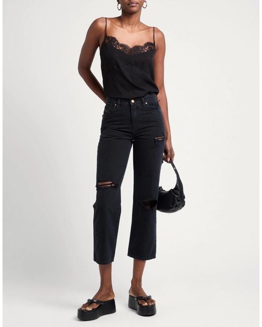 DIESEL Black Denim Trousers