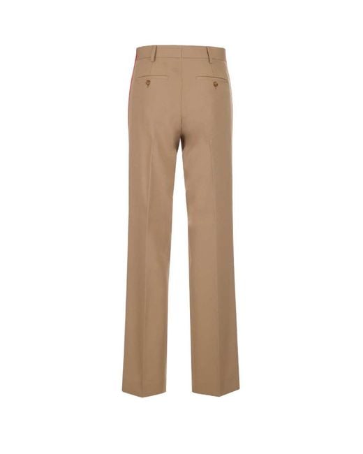Burberry Blue Panelled Tailed Trousers