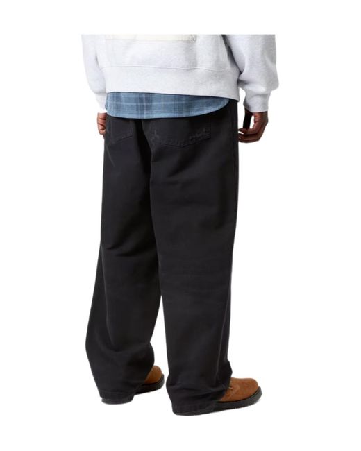 Carhartt Black Brandon Wide-Leg Jeans for men