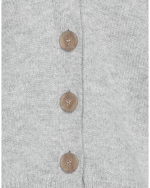 Maison Margiela Gray Long Sleeves Cardigan