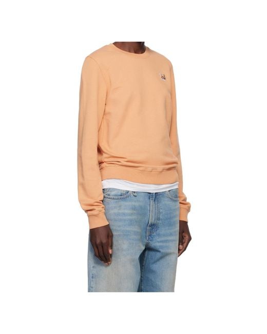 Maison Kitsuné Blue Fox Head Patch Regular Sweatshirt