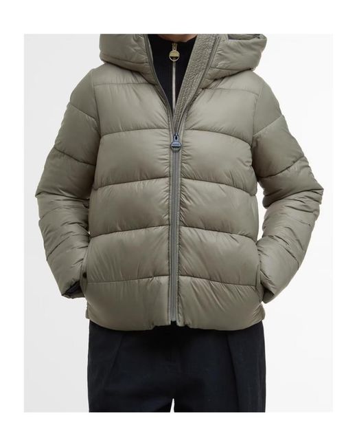 Barbour Gray Olivios Puffer Jacket