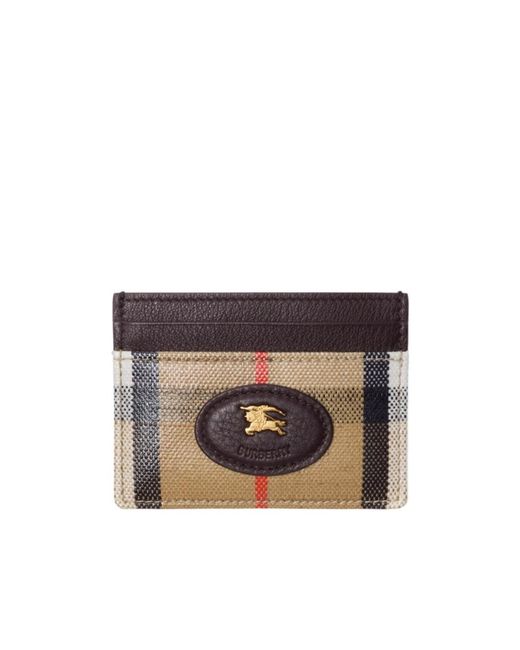 Burberry White Highlands Card Case