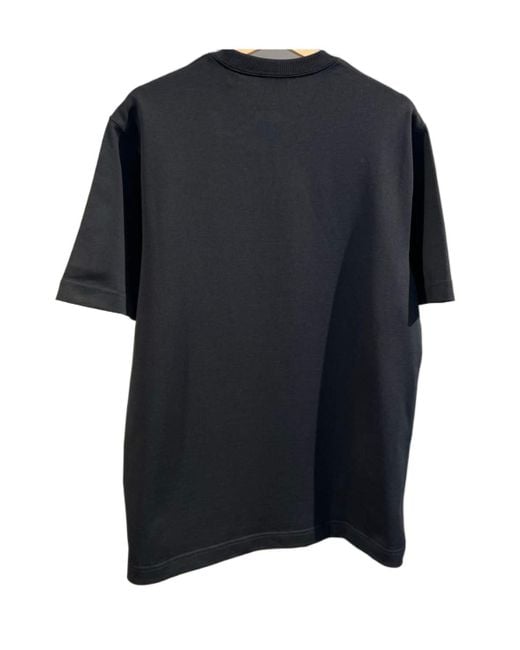 Burberry Black Crew Neck T-Shirt for men