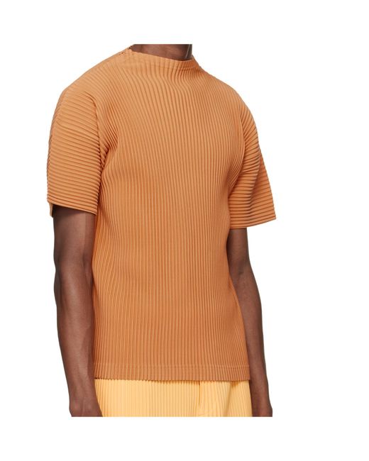 Homme Plissé Issey Miyake Orange 'Monthly Colors: March' Top for men