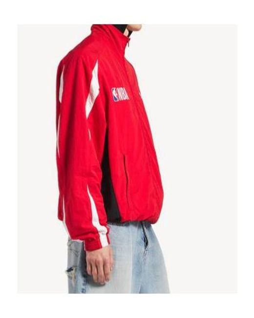 Balenciaga Red Nba Logo Track Jacket for men