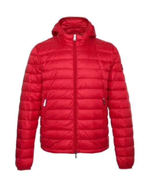 Paul & Shark Red Logo Down Jacket for men