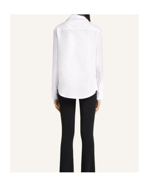 Courreges White Courrèges 1 Pocket Poplin Shirt