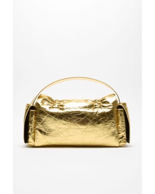 Acne Multipocket Metallic Shoulder Bag
