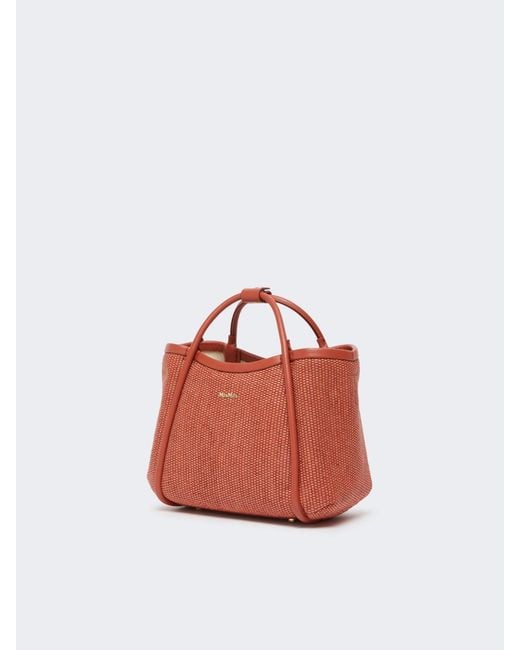 Max Mara Red Mxasummarinex Tote Bag