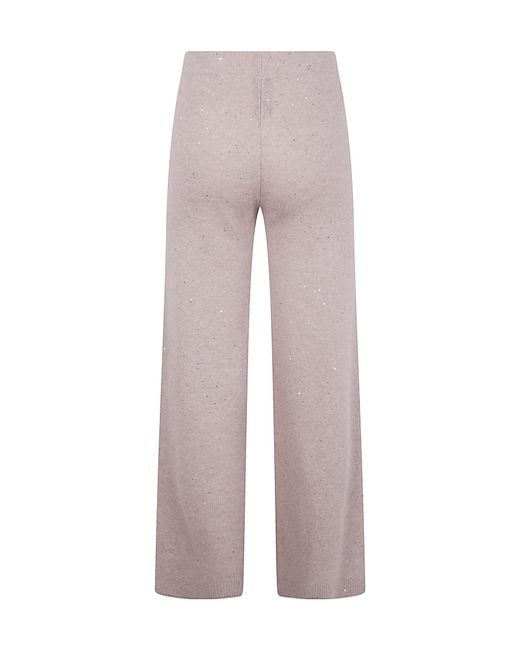D.exterior Gray Crystal Embellished Pants