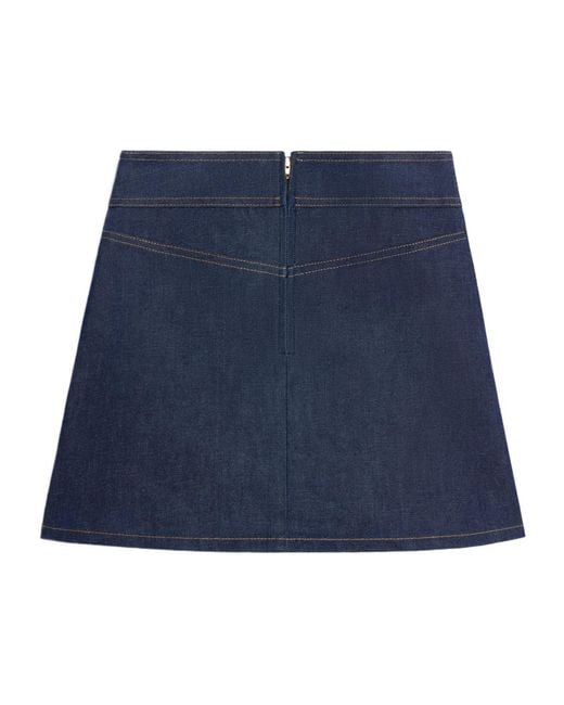 Céline Blue Mini Skirt