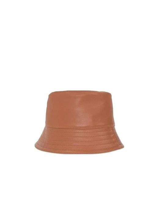 Loewe Brown Quilted Fisherman's Bucket Cap