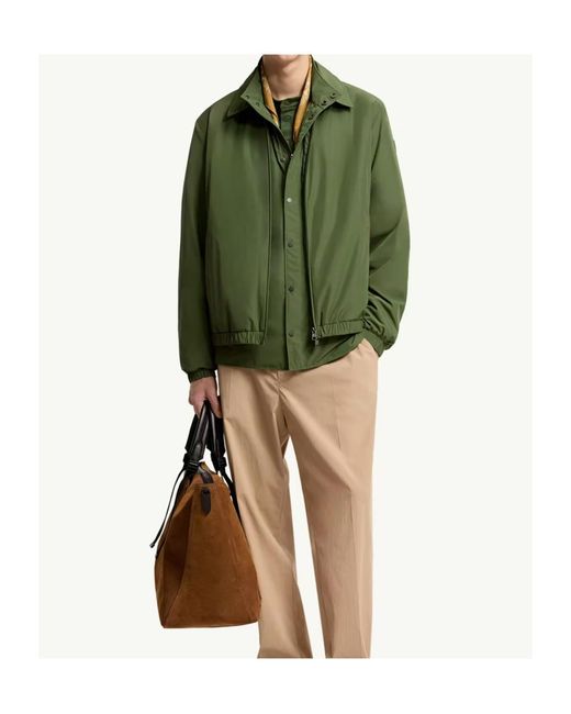 Moncler Green Socot Shirt Jacket for men