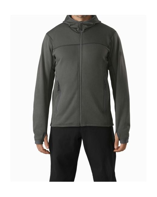 Arc'teryx Gray Naga Hoodie for men