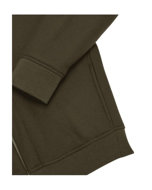 Jil Sander Green Quilted Zipper Jacket for men
