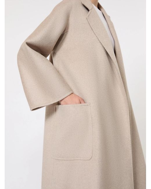Max Mara Natural Ludmilla Belted Long Coat