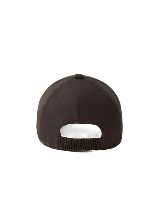 Zegna Brown Road Embroidered Baseball Hat for men