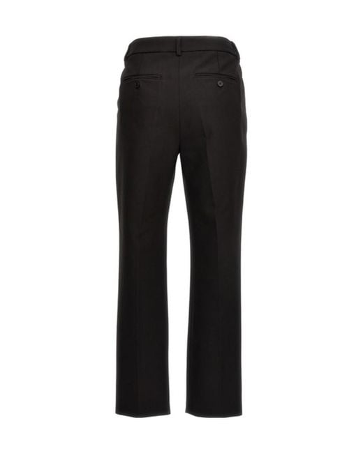 Weekend by Maxmara Black High Waist Straight Leg Pants