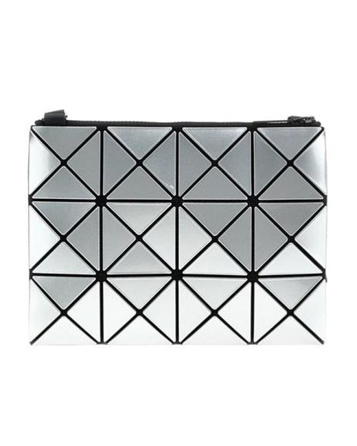 Issey Miyake Metallic Lucent Geometric-Pattern Shoulder Bag
