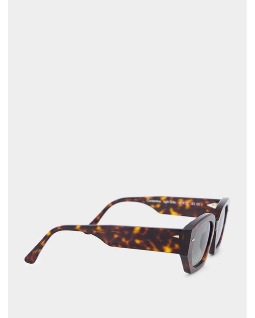 Ahlem White Full Frame Sunglasses