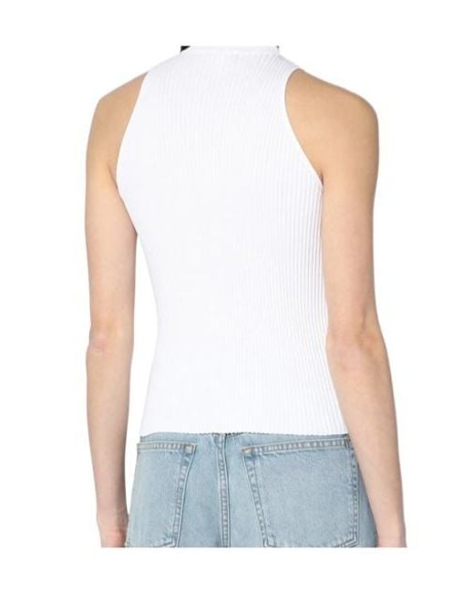 Roberto Collina Blue Cotton Top