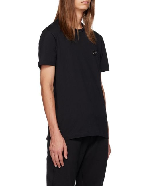 Dolce & Gabbana Black Item O-Neck Short-Sleeved T-Shirt for men