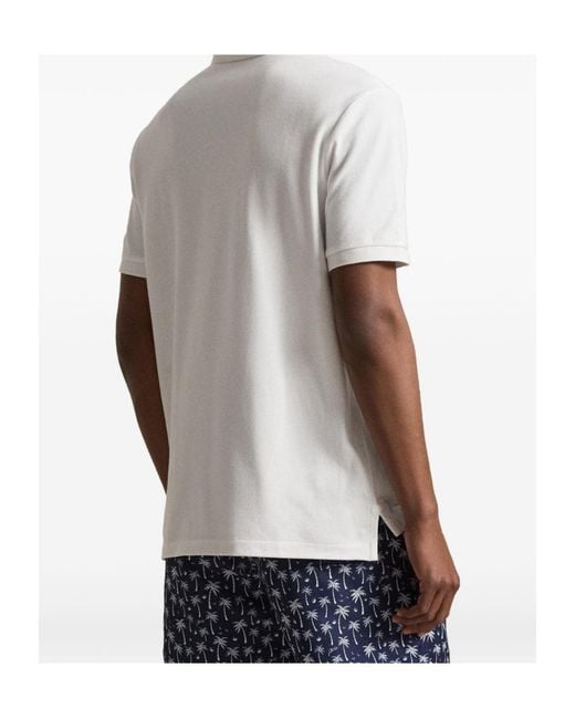 Polo Ralph Lauren White Polo Bear Slim Fit Polo Shirt for men