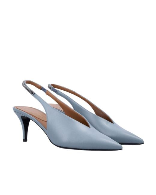 Stella McCartney White Pointed-Toe High-Heeled Sandals