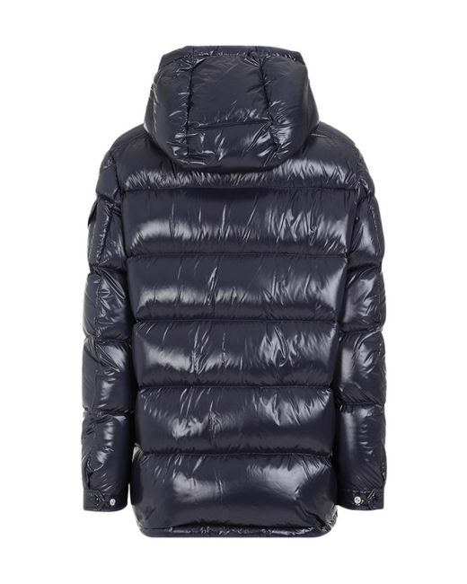 Moncler Blue Chiablese Hooded Down Jacket for men