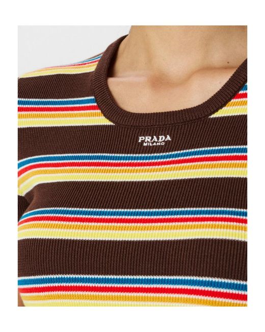 Prada Black Striped Sweater