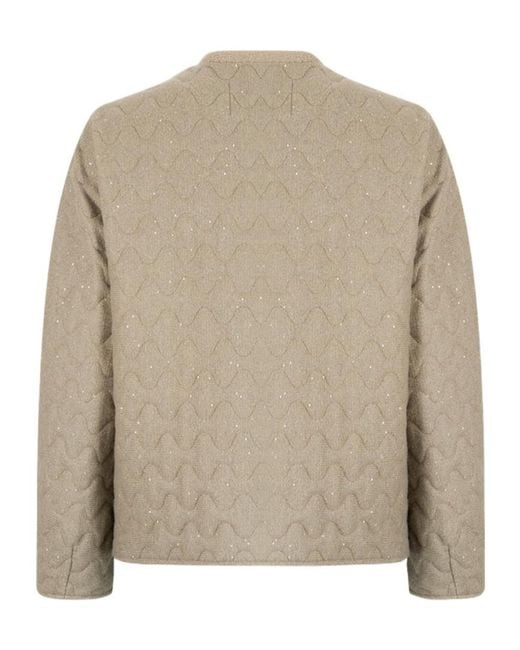 Fabiana Filippi Natural Long-Sleeved Casual Jacket