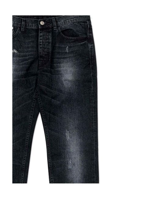 Iceberg Blue Straight Jeans for men