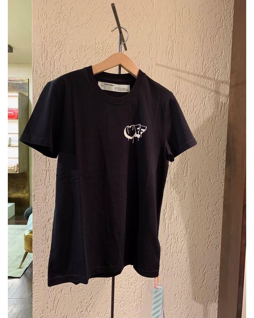 Off-White c/o Virgil Abloh Black Logo Printed T-Shirt