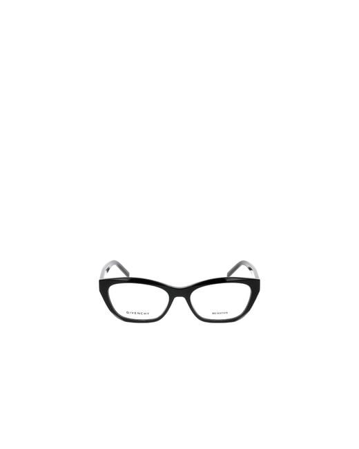Givenchy White Eyewear Cat-Eye Frame Glasses