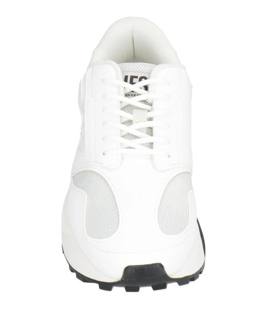 DIESEL White Simple Low-Top Casual Shoes